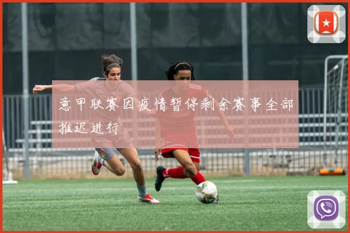 意甲联赛因疫情暂停剩余赛事全部推迟进行